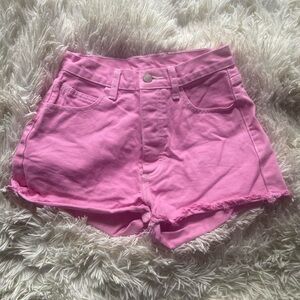 Brandy Melville Pink Porter Shorts